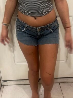 Apple bottoms Cutoff Shorts in Blue